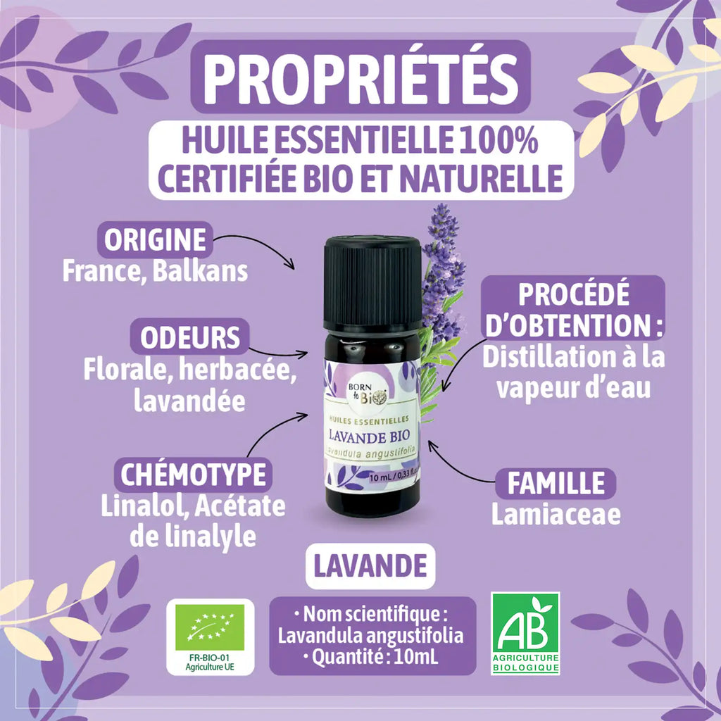 Huile essentielle Lavande Certifiée Bio
